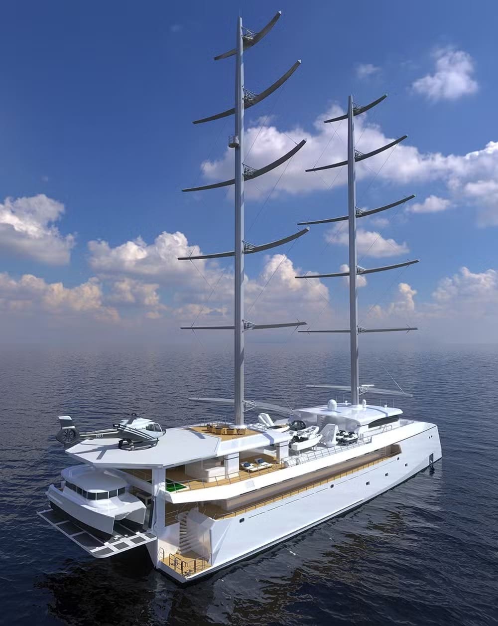 Echo Yachts inicia a construção do maior catamarã à vela do mundo
